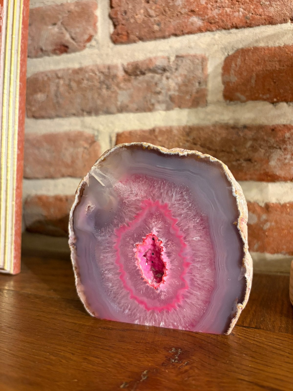 agaat geode, ongeveer 720 gram, Ophalen