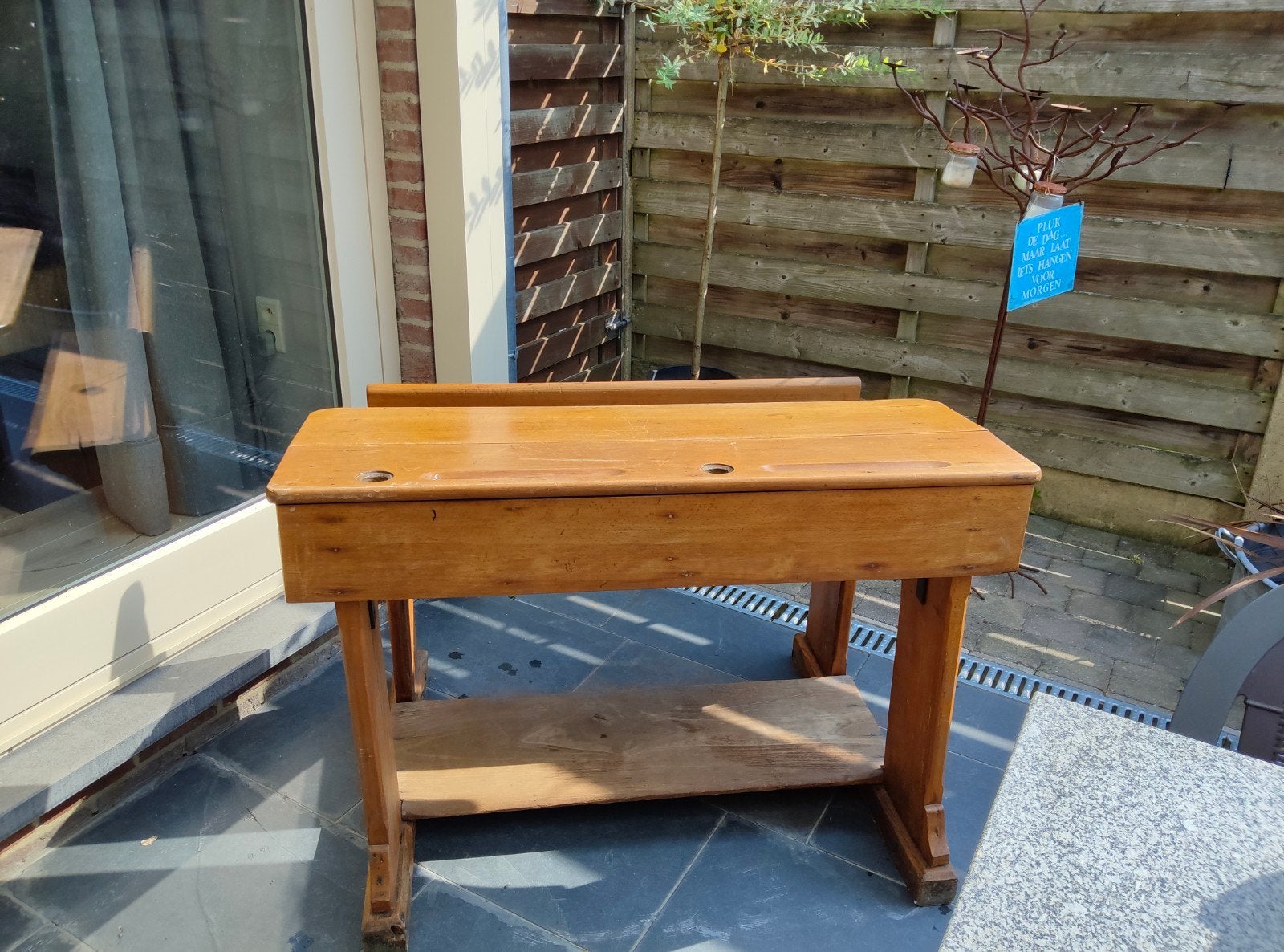 authentieke schoolbank, Tuin en Terras, Ophalen
