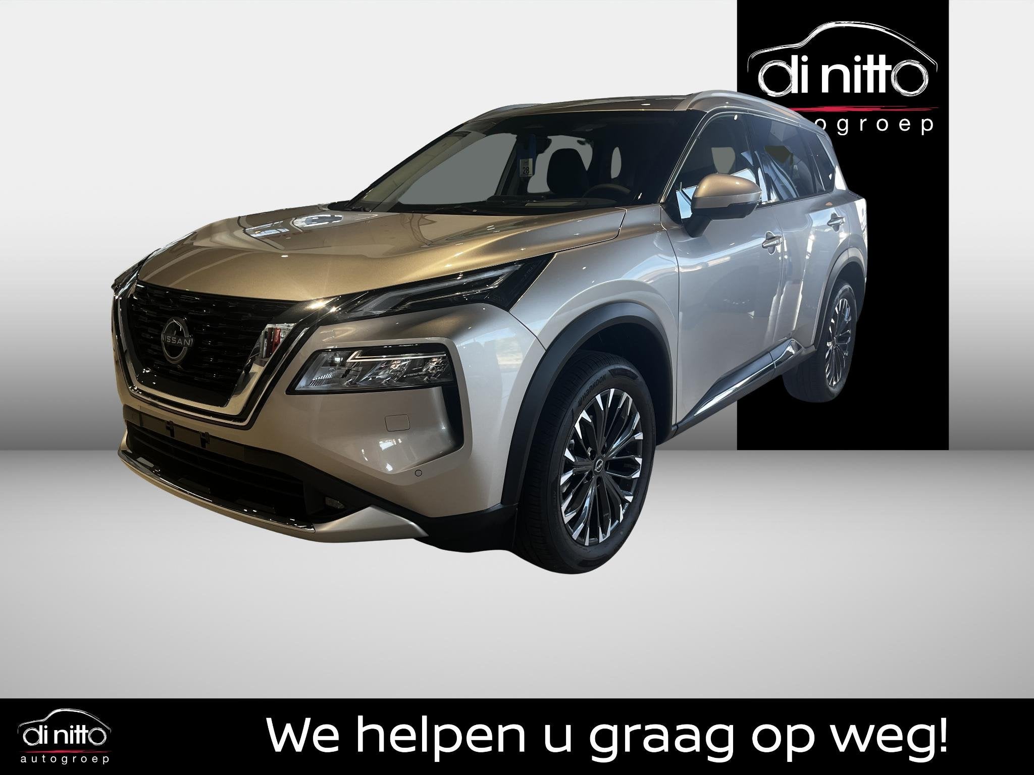 Nissan X-Trail Mild-Hybrid 163 X-Tronic Tekna 7Zit, Stof, Zwart, 2000 kg, 164 g/km