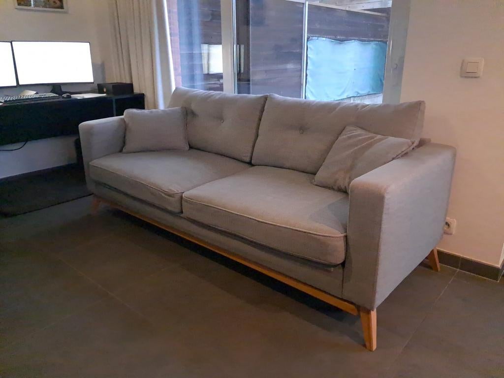 Zetelbed / sofa / hoeksalon / salon /zetel/levering mogelijk, Driepersoons, Ophalen of Verzenden, Zo goed als nieuw, Rechte bank