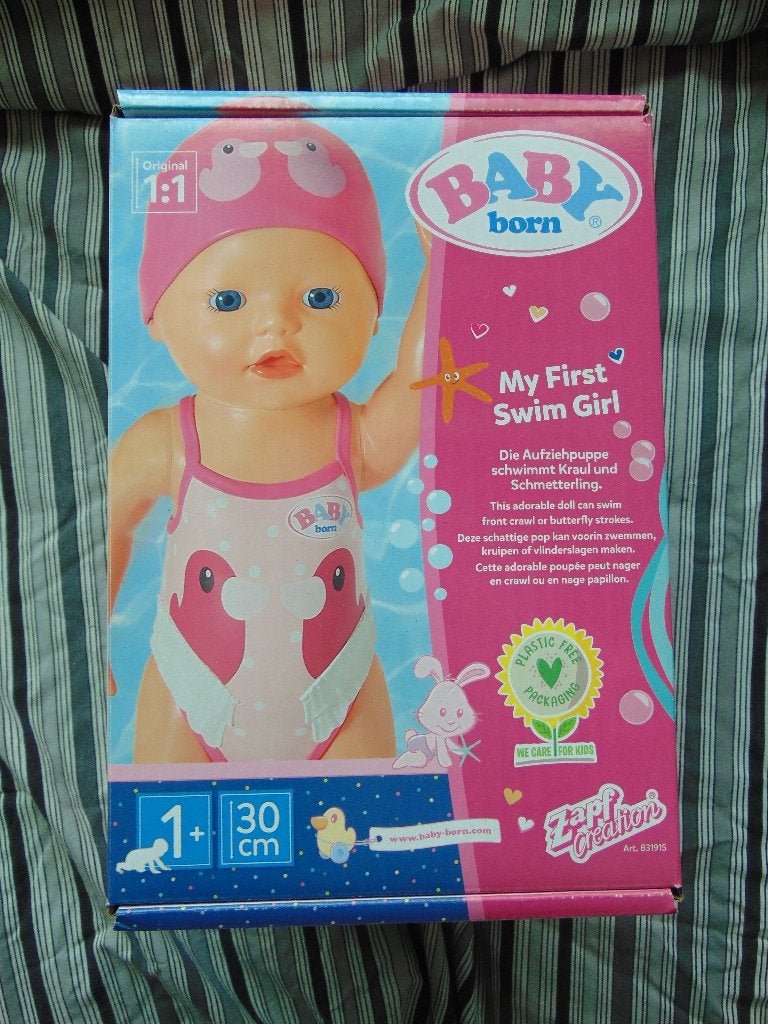 BABY born My First Swim Girl(30 cm) Nieuw in de doos., Kinderen en Baby's, Speelgoed | Poppen, Nieuw, Babypop, Ophalen of Verzenden
