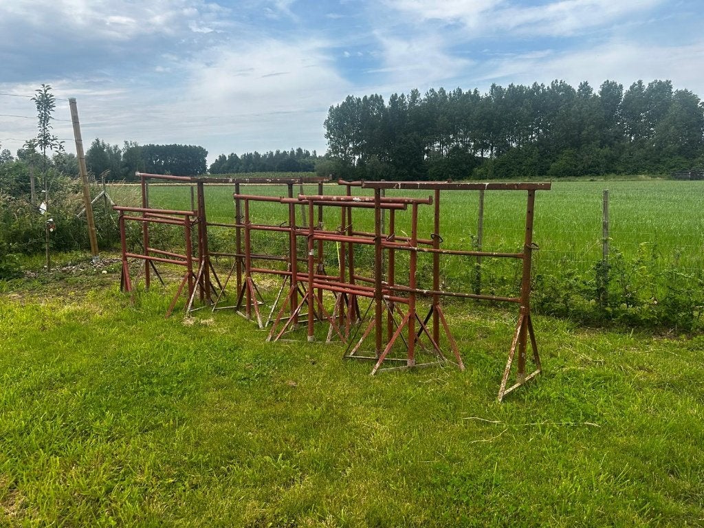 9 SCHRAGEN / bouwschragen / metserschraag / schraag, Ophalen, Gebruikt