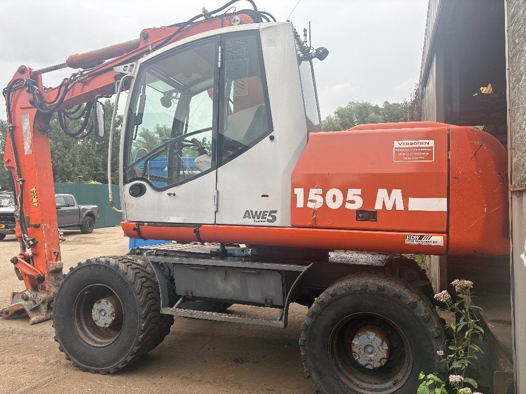 Atlas 1505 m Wielgraafmachine, Ophalen, Graafmachine
