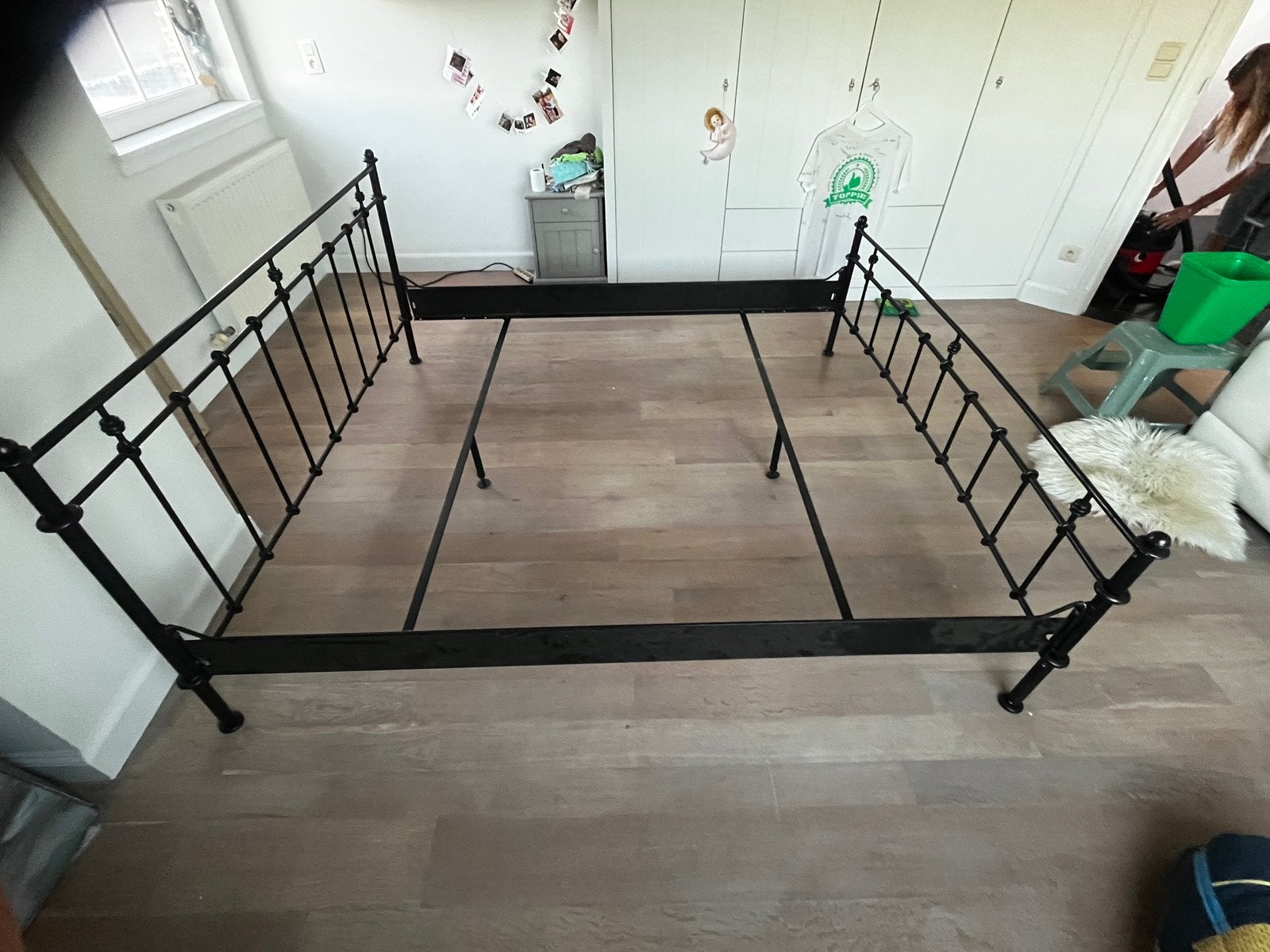 Gietijzeren bed  180x200 cm, Ophalen