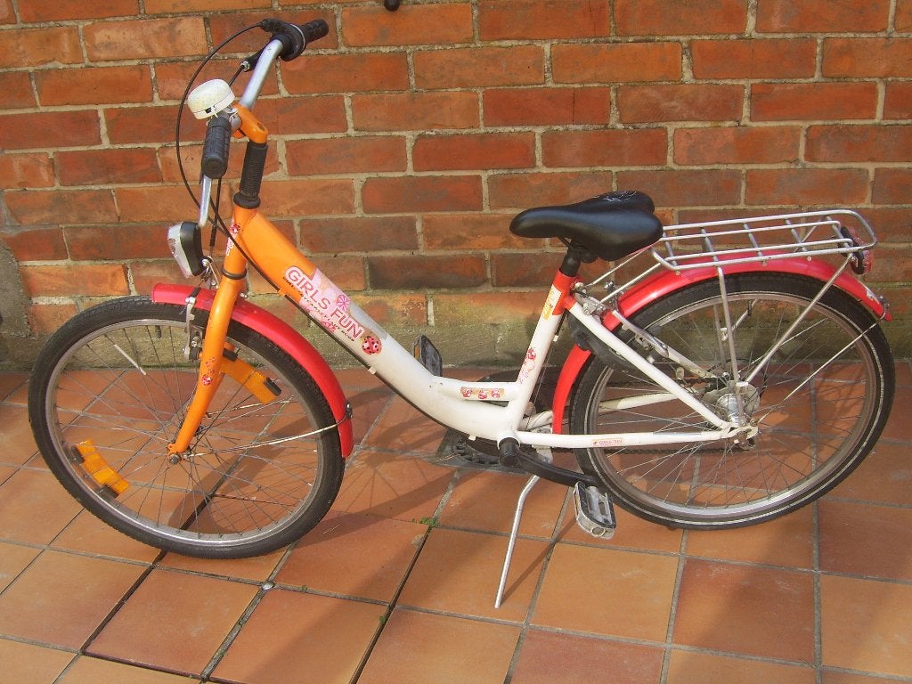 Meisjesfiets Girls fun 24'', Fietsen en Brommers, Ophalen, Versnellingen, Gebruikt, 24 inch