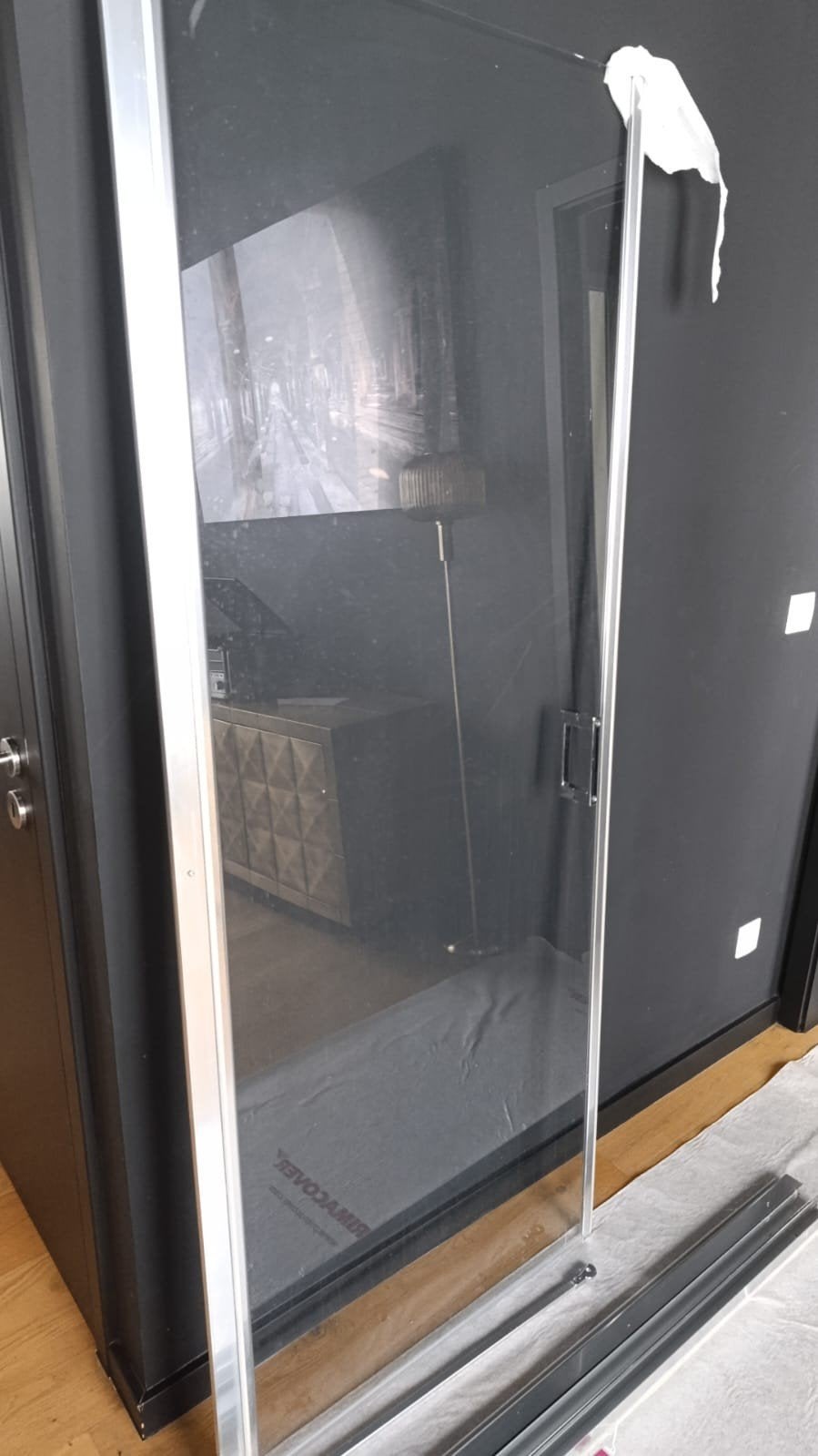 douche: doucheglas (1,20m/2m), douchedeur (90cm/2m), Enlèvement