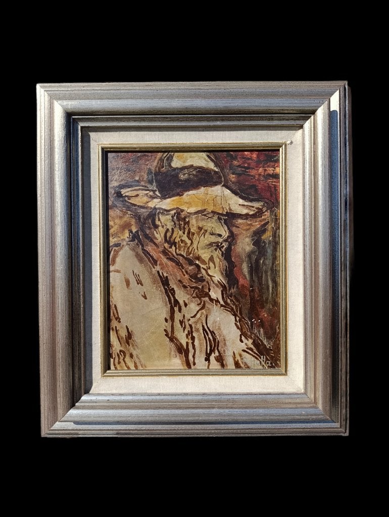 CEZANNE Paul, d'après: Le Jardinier VALLIER, Portrait ou Personnes, Enlèvement ou Envoi, Peinture à l'huile, Panneau
