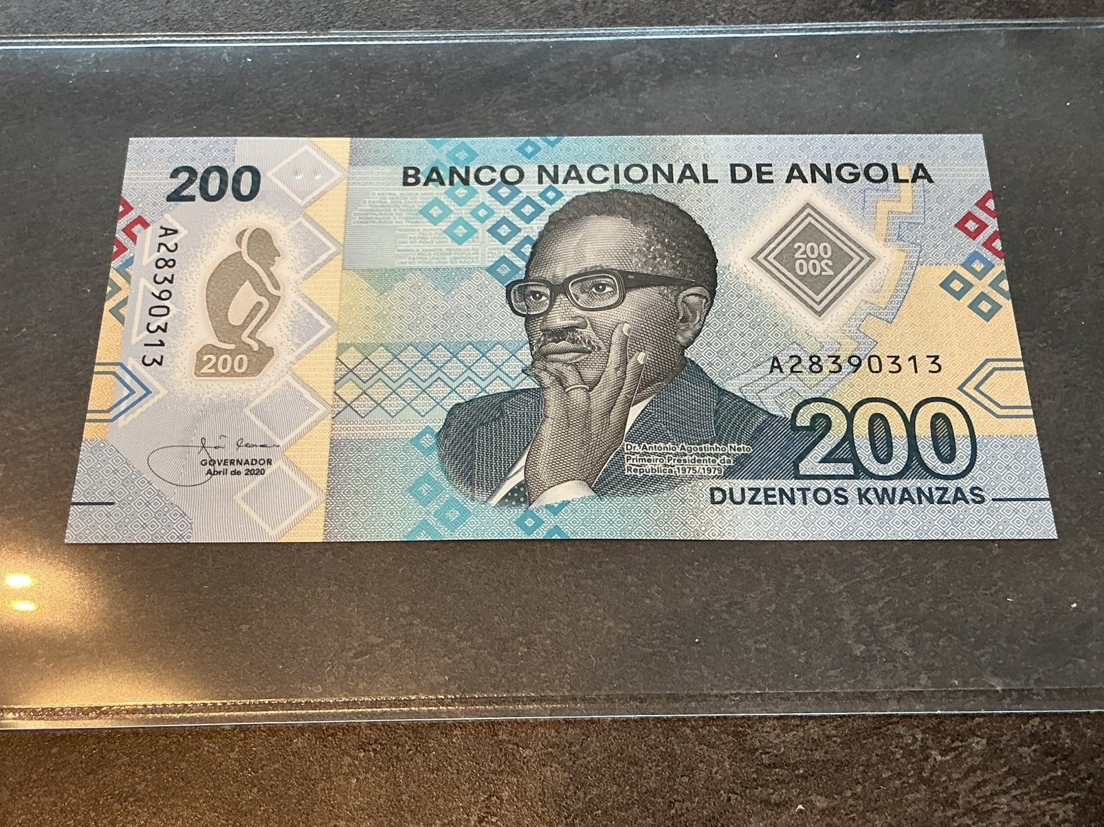Angola 200 Kwanzas 2020 FDC polymère, Enlèvement ou Envoi
