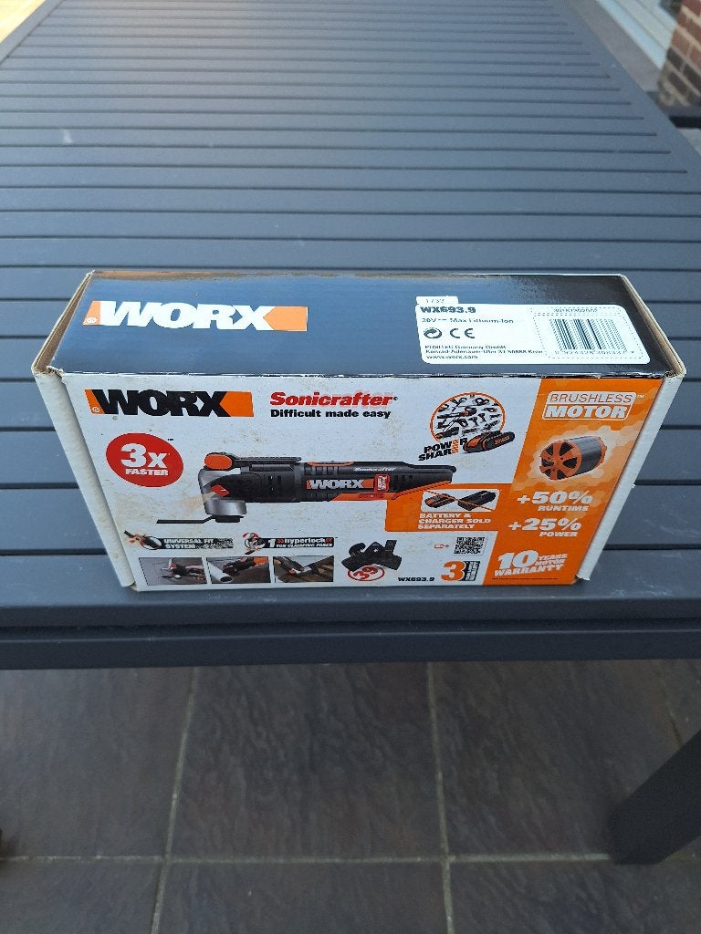 Worx Soniccrafter, Doe-het-zelf en Bouw, Ophalen, Zo goed als nieuw