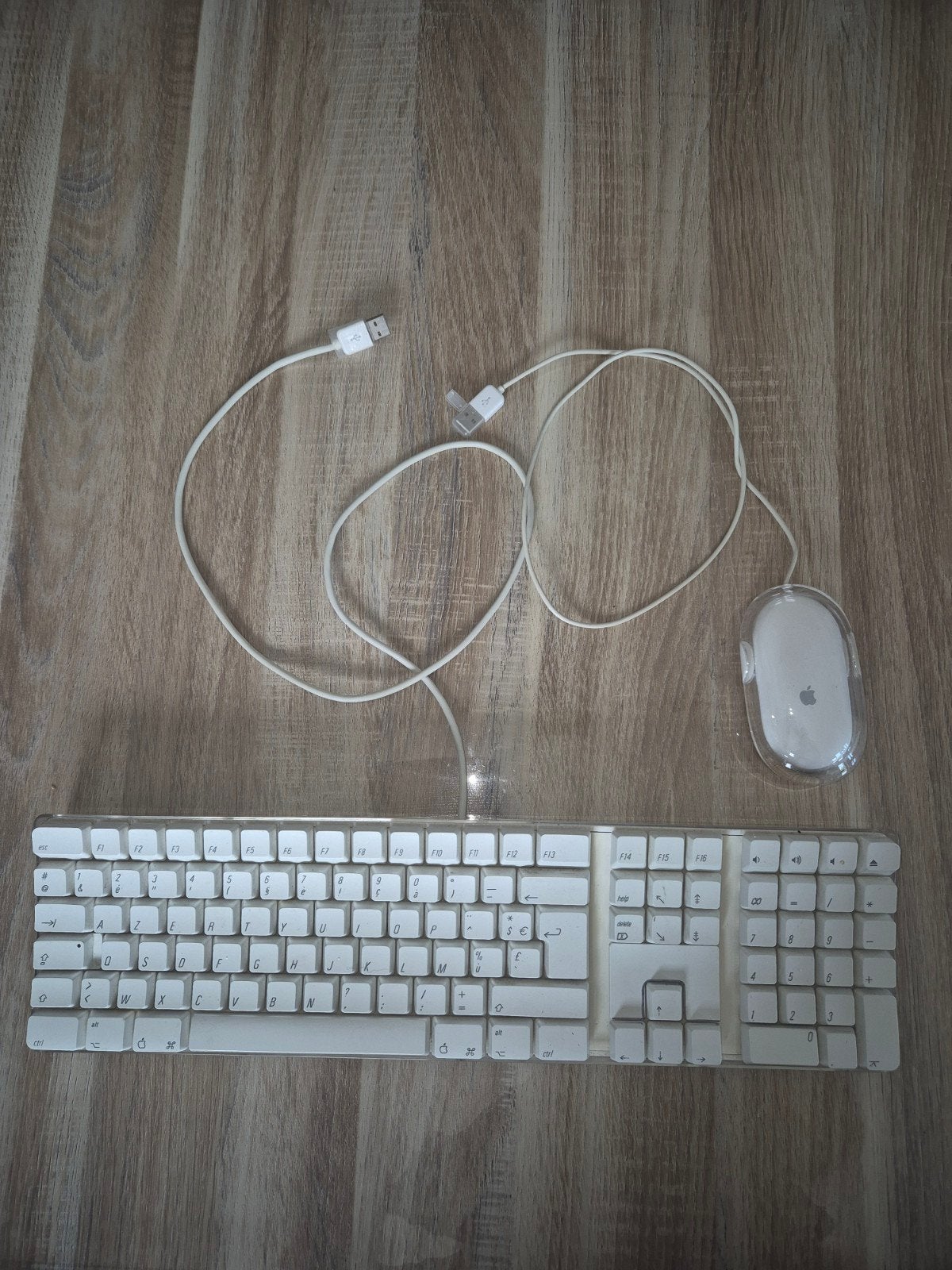 Clavier Mac + souris filaire, Computers en Software, Toetsenborden, Ophalen, Bedraad