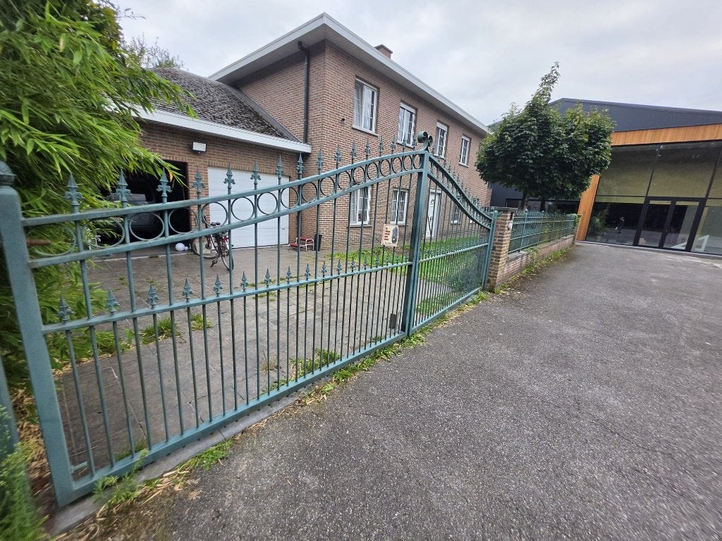 smeedijzer poort + hekwerk, Tuin en Terras, Ophalen, Met poort, Gebruikt, Sierhekwerk
