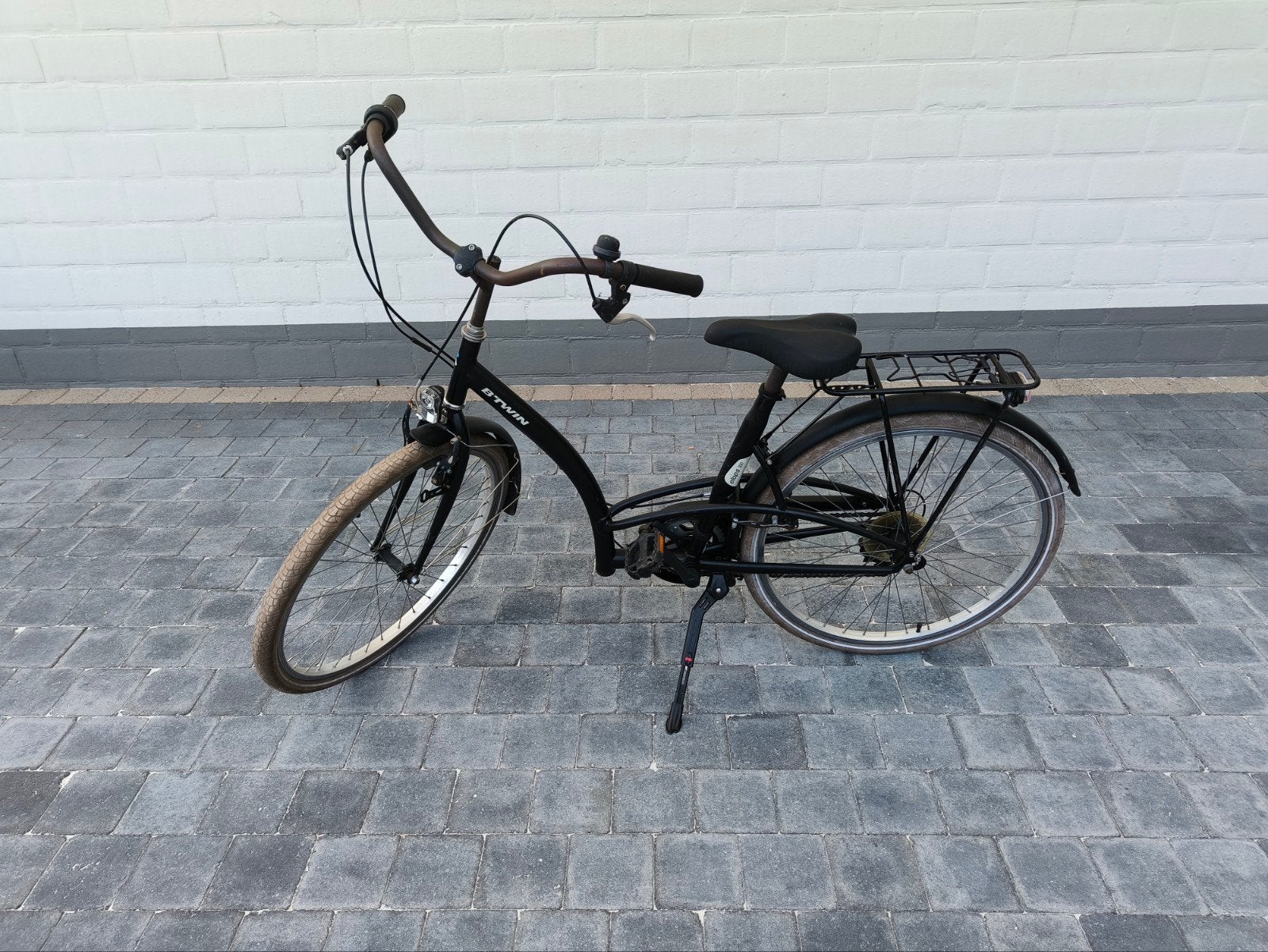 Meisjes/ damesfiets - Btwin Elops 300, Fietsen en Brommers, Ophalen, Gebruikt, Velgrem, Versnellingen