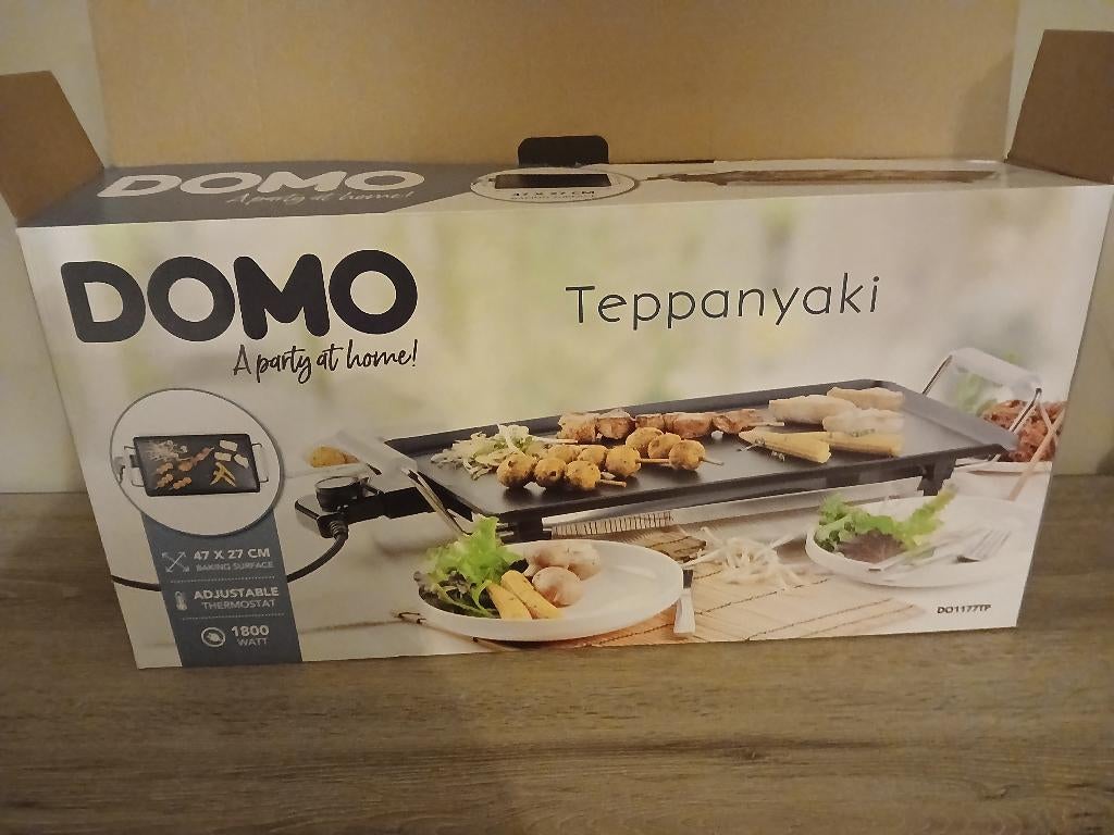 Teppanyaki 1800 W, Electroménager, Enlèvement, Neuf, Gril de table