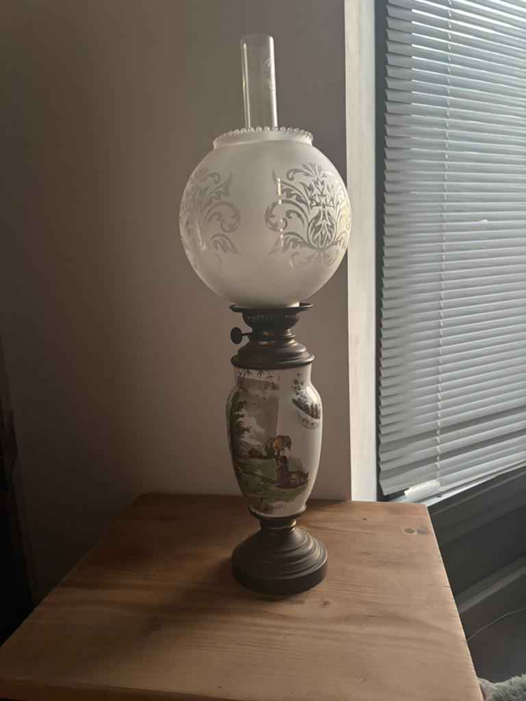 Olielamp, Enlèvement, Comme neuf, Verre