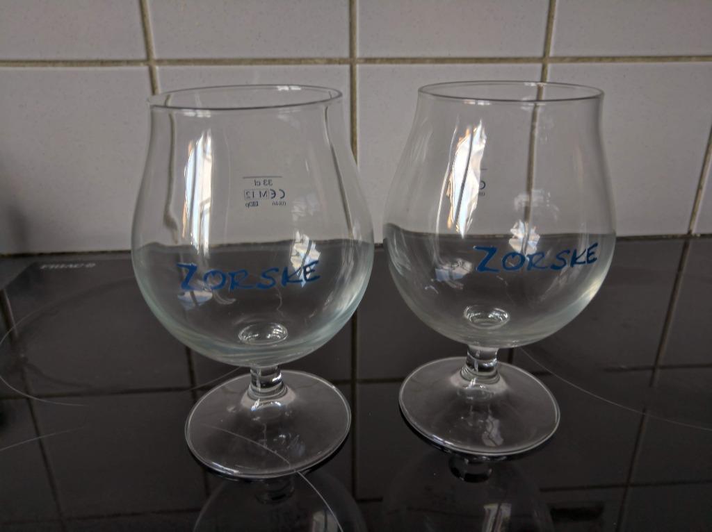 1 GLAS ZORSKE TE KOOP, Verzamelen, Ophalen of Verzenden, Zo goed als nieuw, Bierglas
