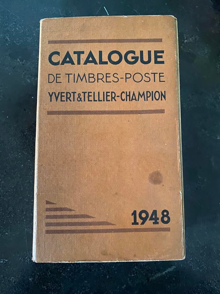 Postzegel cataloque / yvert & Tellier-Champion, Boeken, Ophalen of Verzenden, Gelezen, Catalogus