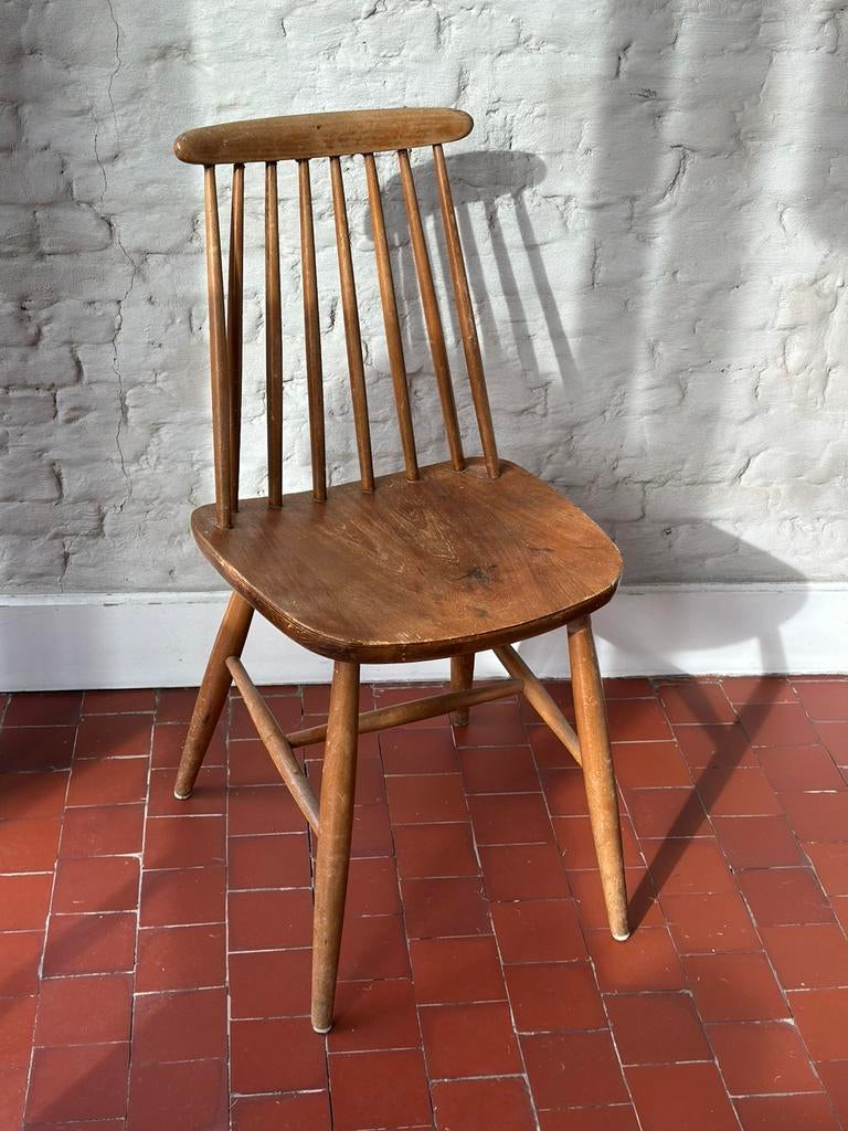 Vintage spijlen stoel, Ophalen, Zo goed als nieuw