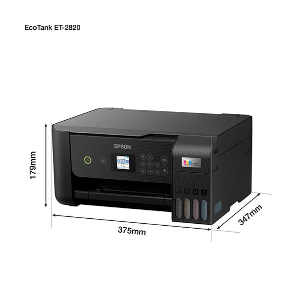 Epson Ecotank ET-2820, Informatique & Logiciels, Imprimantes, Neuf, Imprimante, Imprimante à jet d'encre, Fax, Impression couleur