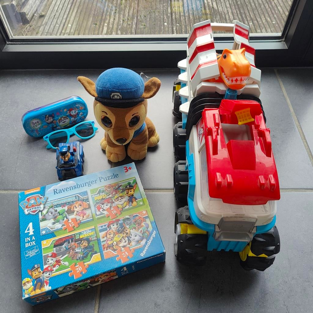 Paw Patrol set, Enlèvement, Comme neuf, Garçon ou Fille