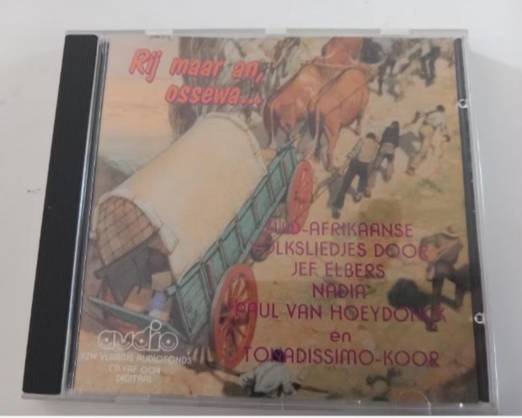 CD Rij maar an, ossewa Zuid-Afrika Folk Volksliedjes, Ophalen of Verzenden, Zo goed als nieuw