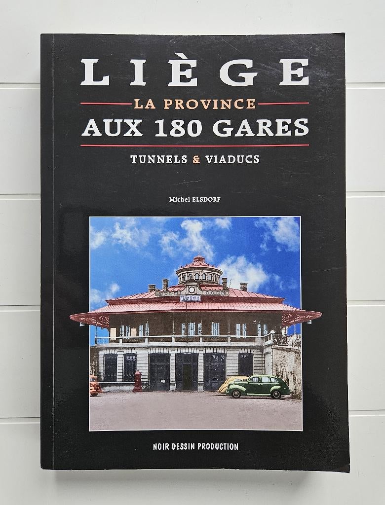 Liège, la province aux 180 gares : Tunnels & viaducs, Livres, Enlèvement ou Envoi, Comme neuf, Michel Elsdorf