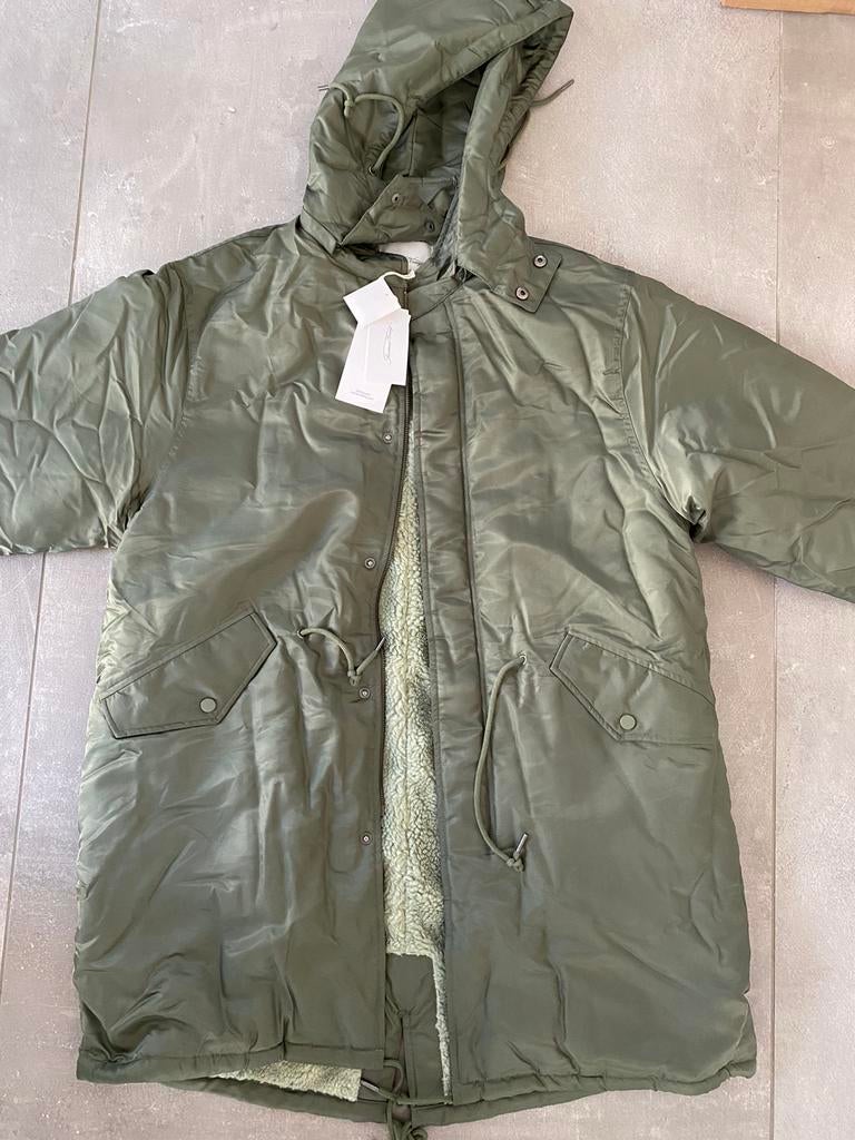American Vintage - Gevoerde regenjas. Maat S. Nieuw!, Neuf, Enlèvement ou Envoi, Taille 36 (S), Vert