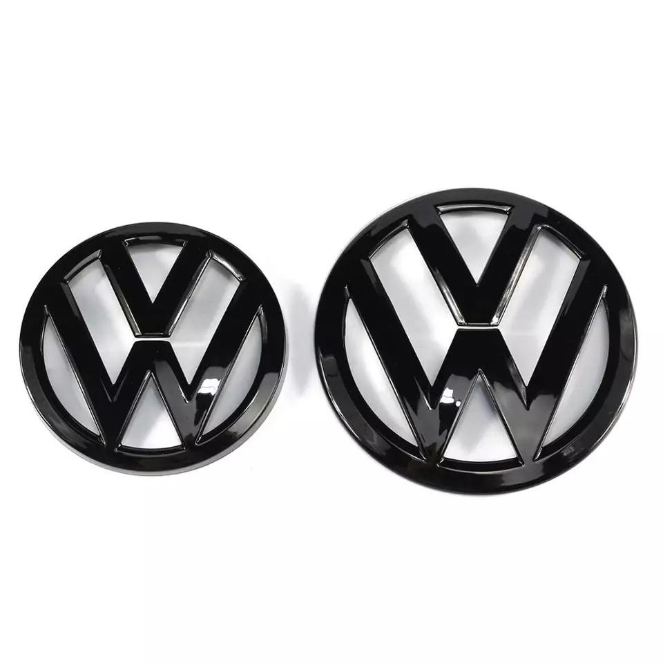 Vw golf 6 Vw polo logo noir black emblem front and rear