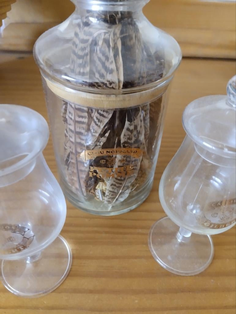 Cloche Gilbert à calvados originale, couvercle en verre de d, Envoi, Utilisé