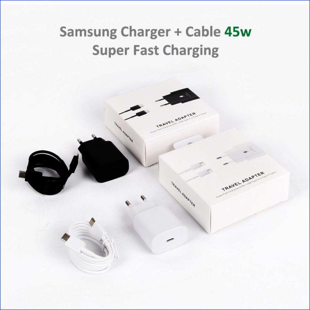 Adaptateur Samsung 45w + Câble = Charge Super Rapide - 7 eur, Télécoms, Téléphonie mobile | Chargeurs pour téléphone, Enlèvement ou Envoi