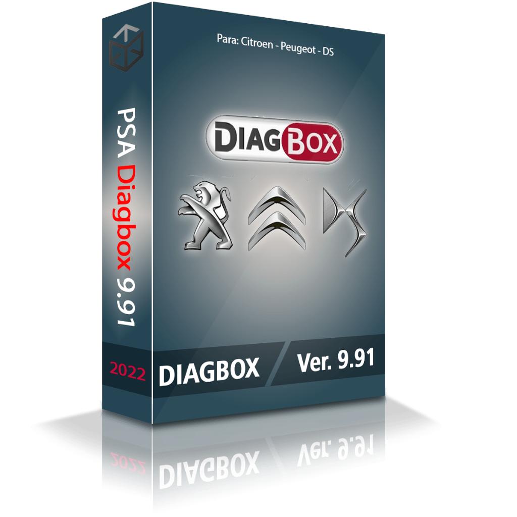 DIAGBOX 9.68 / 9.91 / 9.96 2030 LEXIA 3 PSA PP2000 Clé USB, Enlèvement ou Envoi