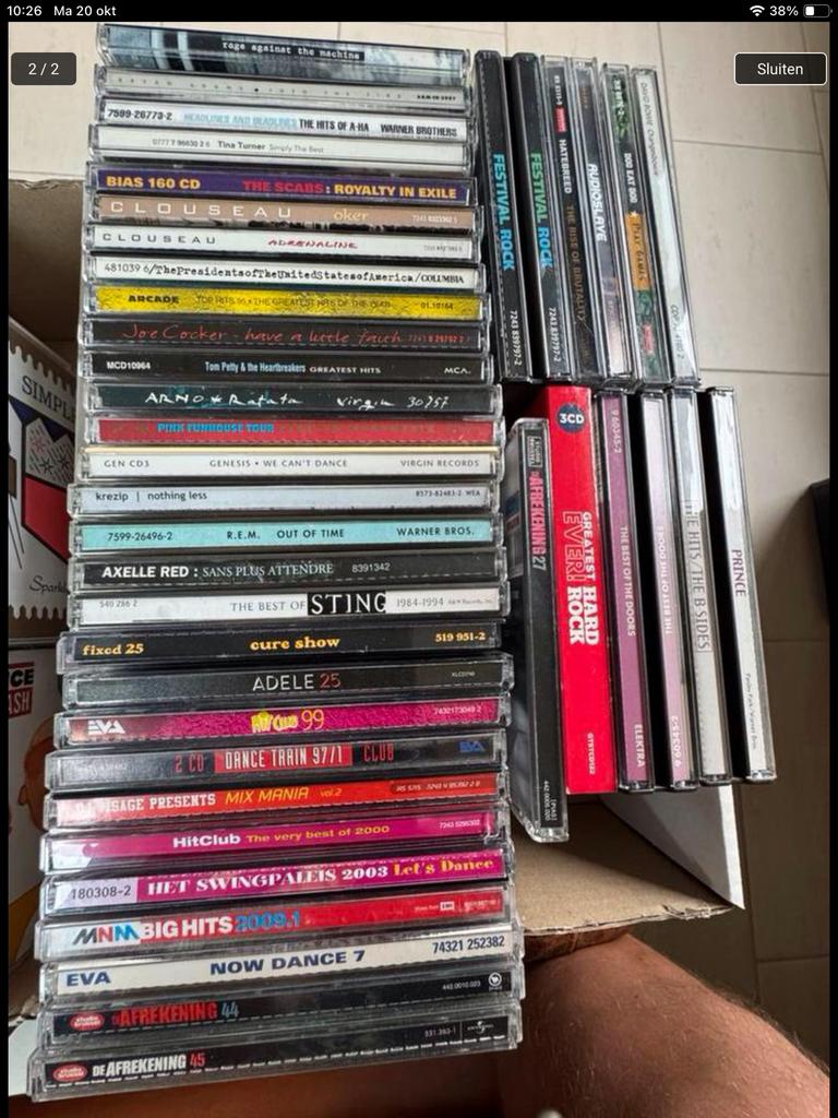 Allerhande CD’s, Cd's en Dvd's, Cd's | Pop, Gebruikt, Ophalen