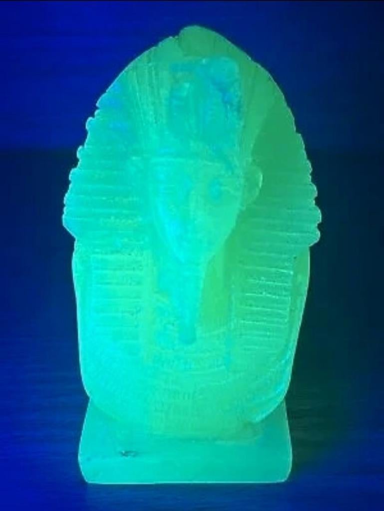 Oude Egyptische farao buste - decoratief en verzamelobject, Ophalen of Verzenden