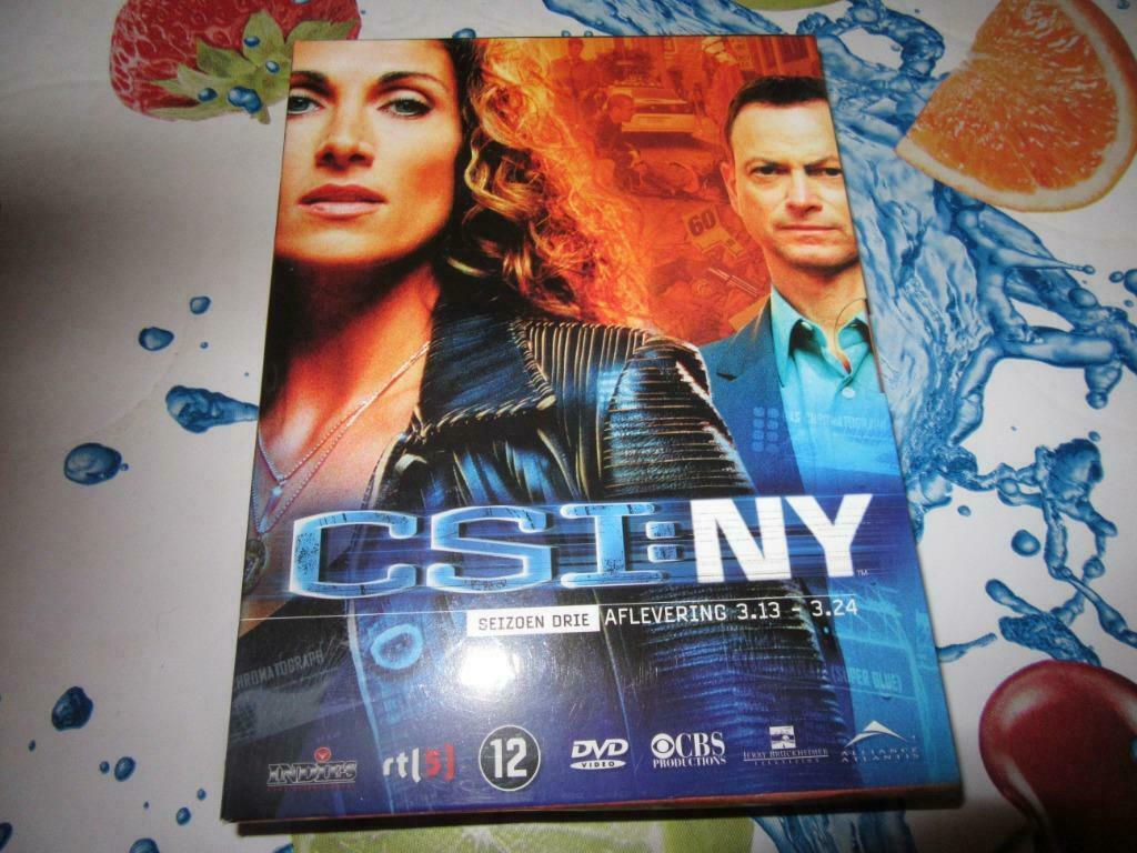 CSI:NY SEIZOEN 3 AFLEVERING 3.13-3.24, Vanaf 12 jaar, Ophalen, Actie en Avontuur, Boxset