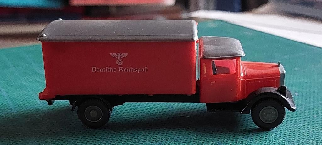 H0LK 1120 MERCEDES-BENZ L2500 JAREN 30 1/87., Verzenden, Zo goed als nieuw, Bus of Vrachtwagen, Wiking