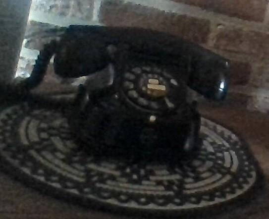 werkende RTT bakeliet telefoon, Enlèvement, Comme neuf, Noir, Vintage