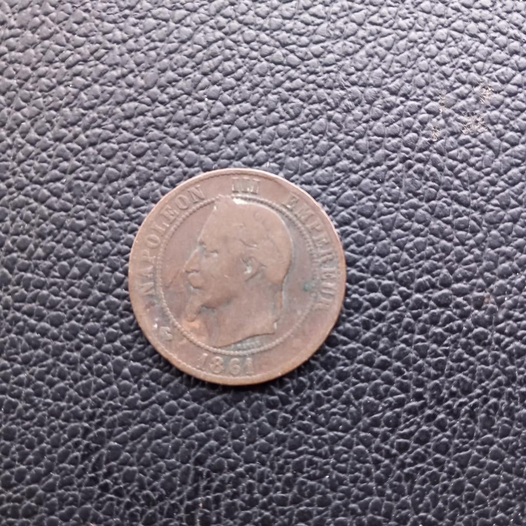 Dix centimes france imperium 1861, Postzegels en Munten, Munten | Europa | Niet-Euromunten, Ophalen of Verzenden