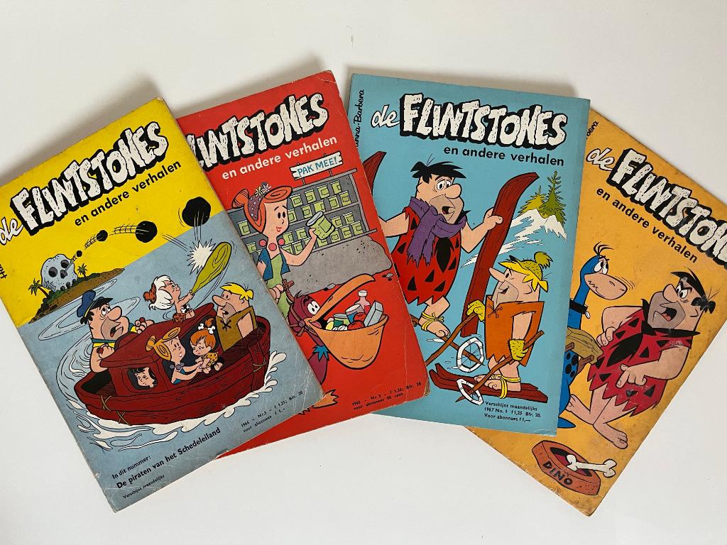 De Flintstones - 4 boeken - 1965/1969, Boeken, Stripverhalen, Verzenden
