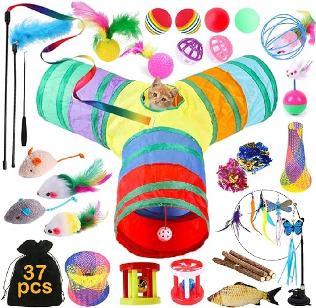 jouet pour chat avec tunnel LIVRAISON RAPIDE ET GRATUITE, Animaux & Accessoires, Jouets pour chats, Neuf, -, -, Autres jouets