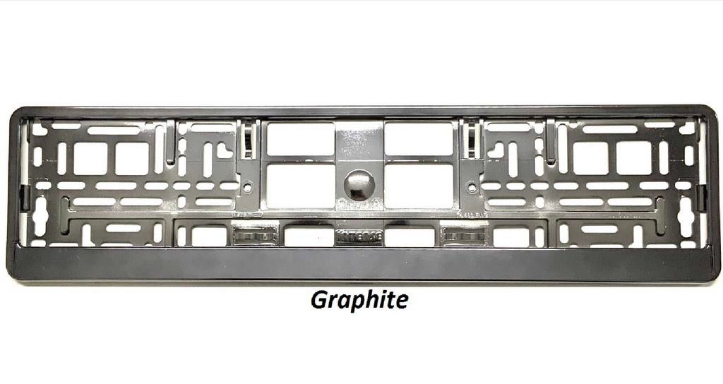 Support-plaque immatriculation graphite, Enlèvement ou Envoi, Neuf