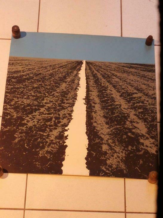 Ger Dekkers:zeefdruk"Landschap(jaren'70), Ophalen of Verzenden