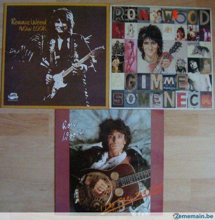 ron wood – 3 lp’s & 2 cd’s, Envoi, Utilisé