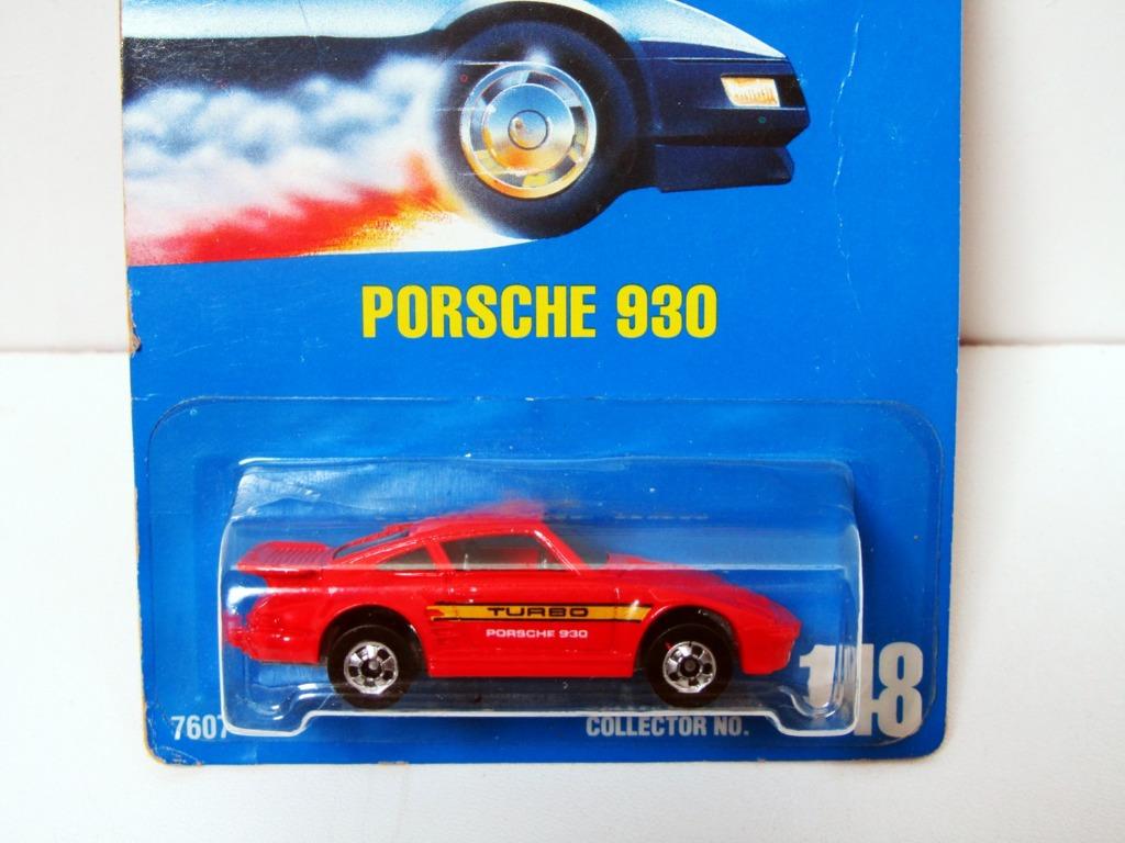 Porsche 930 Turbo Hot Wheels #148 Blackwall (1991) USA, Enlèvement ou Envoi, Neuf, Voiture