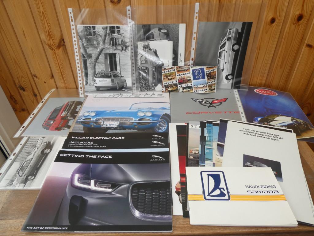 Lot Autofolders en foto’s, Verzamelen, Ophalen, Auto's