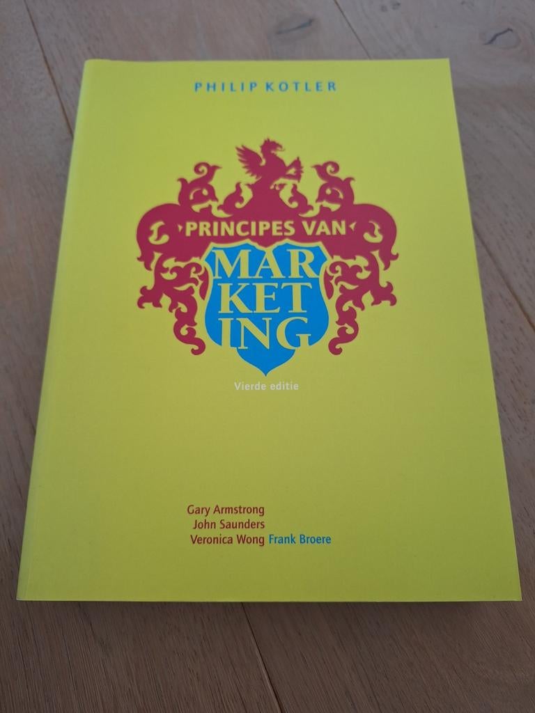 Ph. Kotler - Principes van Marketing, Ophalen of Verzenden, Nederlands, Ph. Kotler; G. Armstrong