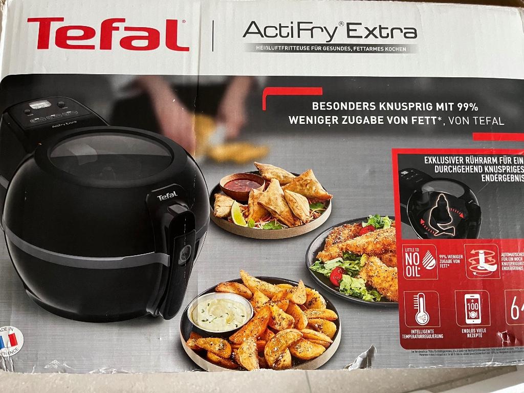 Airfryer Extra tefal, Enlèvement ou Envoi, Utilisé, Friteuse à air, 750 à 999 grammes