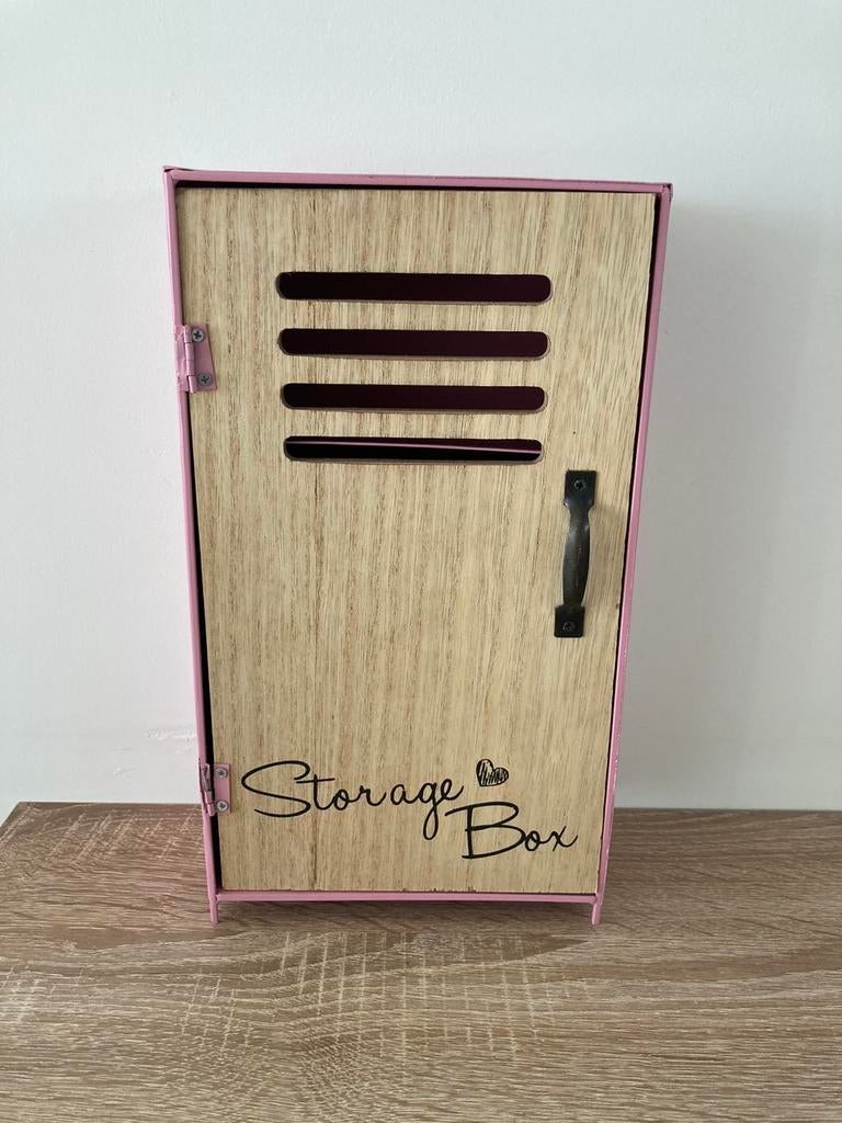 Nieuw metalen kastje/storage box 18x32x10cm, Ophalen of Verzenden, Nieuw
