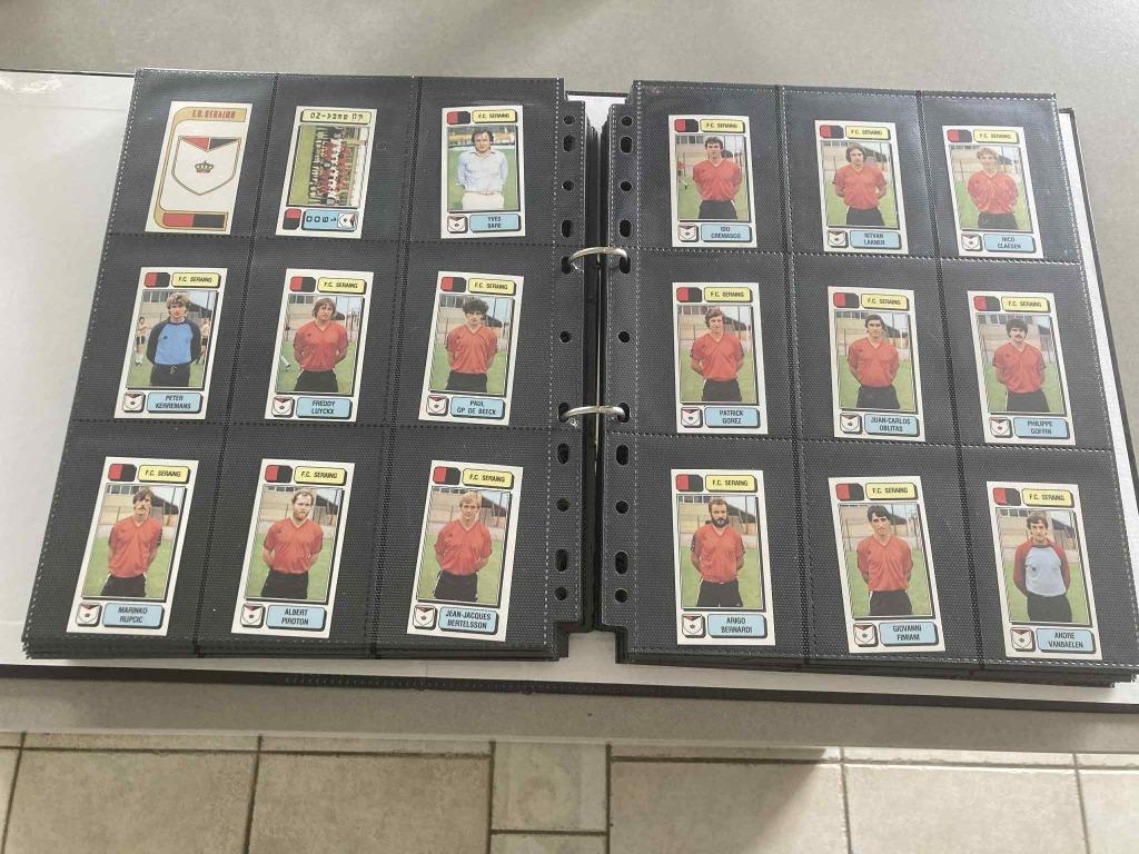 Set complet d'autocollants pour panini FC Seraing 1983 (18 p, Envoi, Neuf, Affiche, Image ou Autocollant