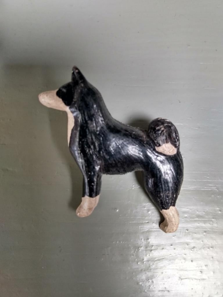 Broche Husky hond, Ophalen of Verzenden, Zo goed als nieuw, Overige materialen