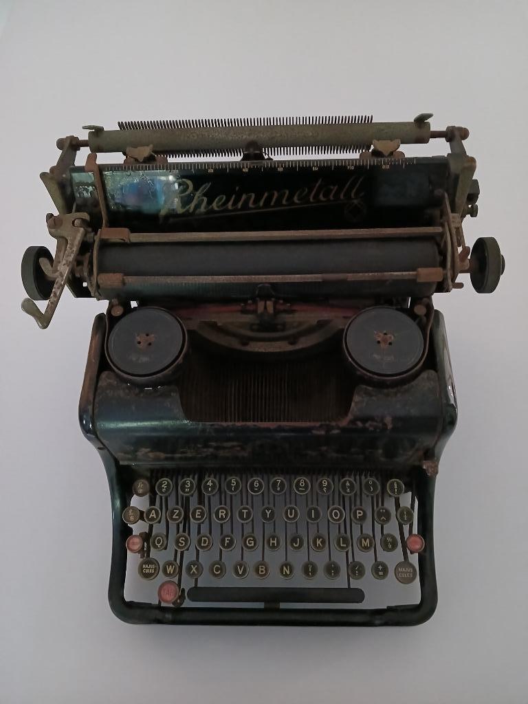 Authentieke Rheinmetall Typemachine 1933, Ophalen, Gebruikt