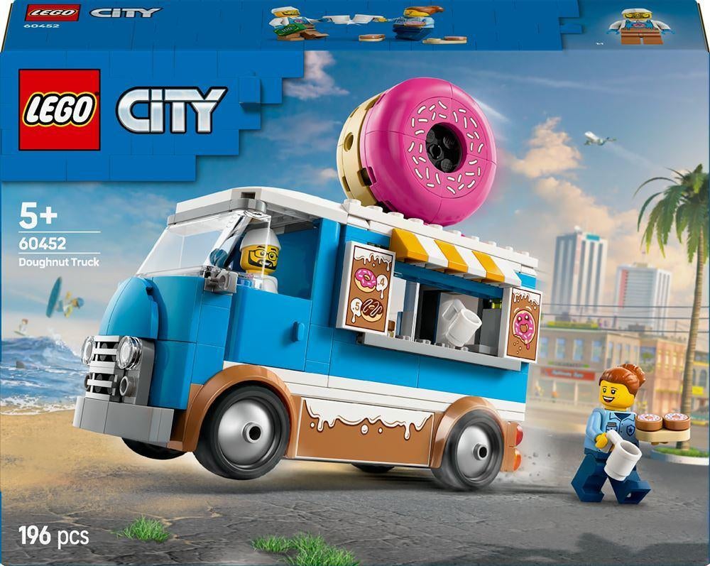 Lego 60452 City donutwagen, Ophalen of Verzenden, Nieuw, Complete set, Lego